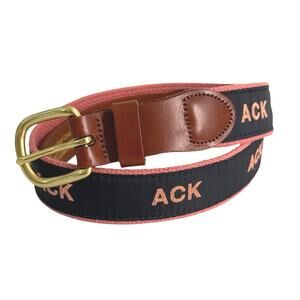 Nantucket “ACK” Leather Man Limited men’s belt size 30